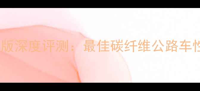 闪电公路车全碳版深度评测最佳碳纤维公路车性能与选购指南