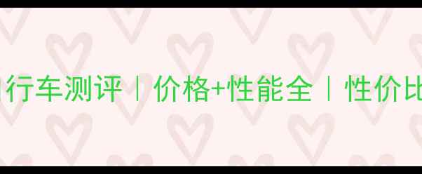 黑夜骑士自行车测评价格性能全性价比王炸推荐