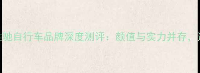北京骑行党必看骓驰自行车品牌深度测评颜值与实力并存这些隐藏功能太惊喜