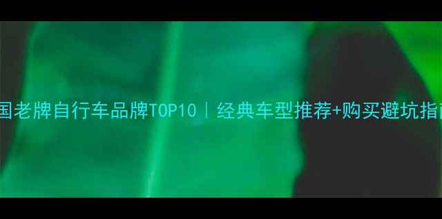 德国老牌自行车品牌TOP10经典车型推荐购买避坑指南