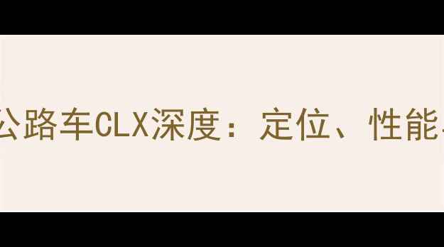 必入梅花公路车CLX深度定位性能与选购全指南