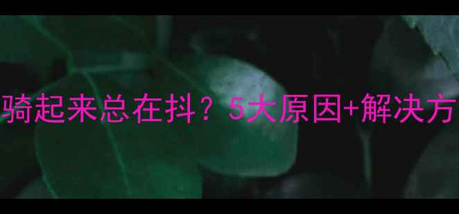 山地车骑起来总在抖5大原因解决方法全