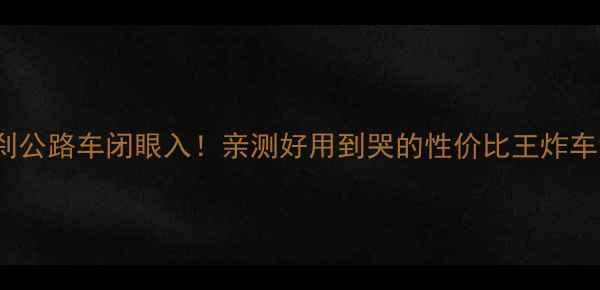 崔克AL3碟刹公路车闭眼入亲测好用到哭的性价比王炸车型避坑指南