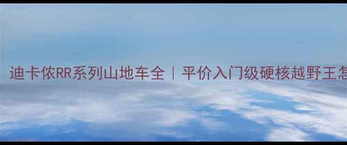 必入迪卡侬RR系列山地车全平价入门级硬核越野王怎么选