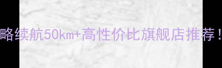 爆款电动自行车全攻略续航50km高性价比旗舰店推荐新手必看选购指南
