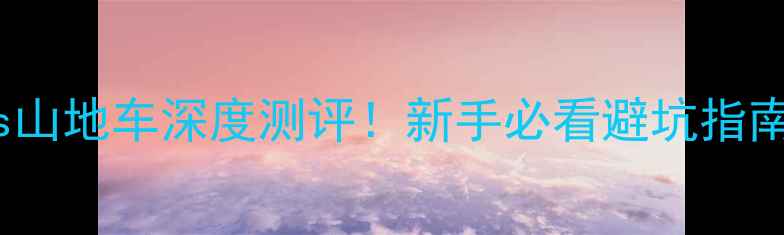 美利达29ers山地车深度测评新手必看避坑指南性价比之王