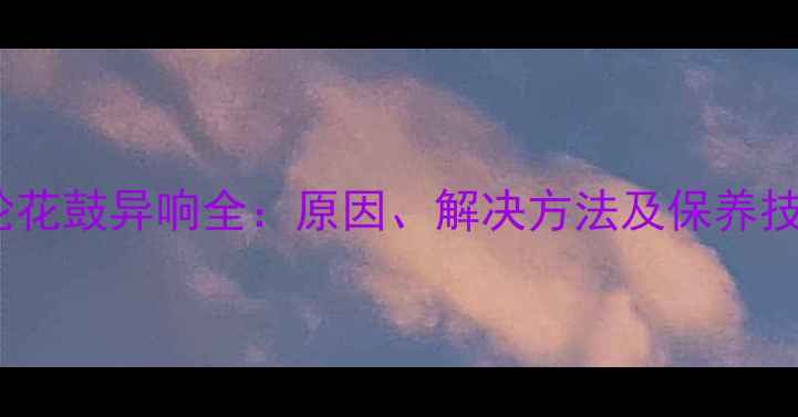 自行车后轮花鼓异响全原因解决方法及保养技巧附图