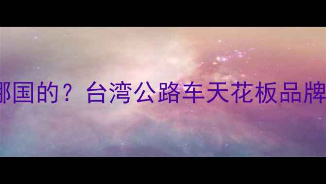 CCU自行车是哪国的台湾公路车天花板品牌深度选购指南