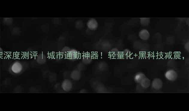 Z字自行车车架深度测评城市通勤神器轻量化黑科技减震骑行体验直接翻倍