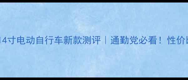 大行14寸电动自行车新款测评通勤党必看性价比之王深度