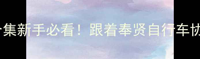 奉贤宝藏骑行路线合集新手必看跟着奉贤自行车协会解锁长三角最美公路