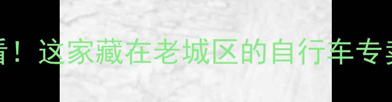 娄底骑行党必看这家藏在老城区的自行车专卖店竟然藏着这些秘密